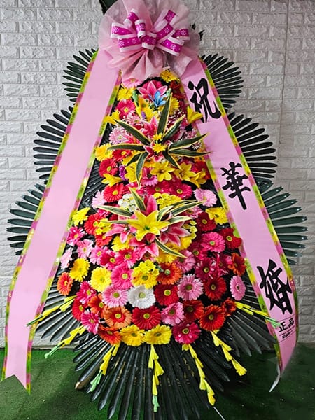 더테라스 웨딩 스타트업 창업 멤버 일동이 보낸 열정적인 응원 화환